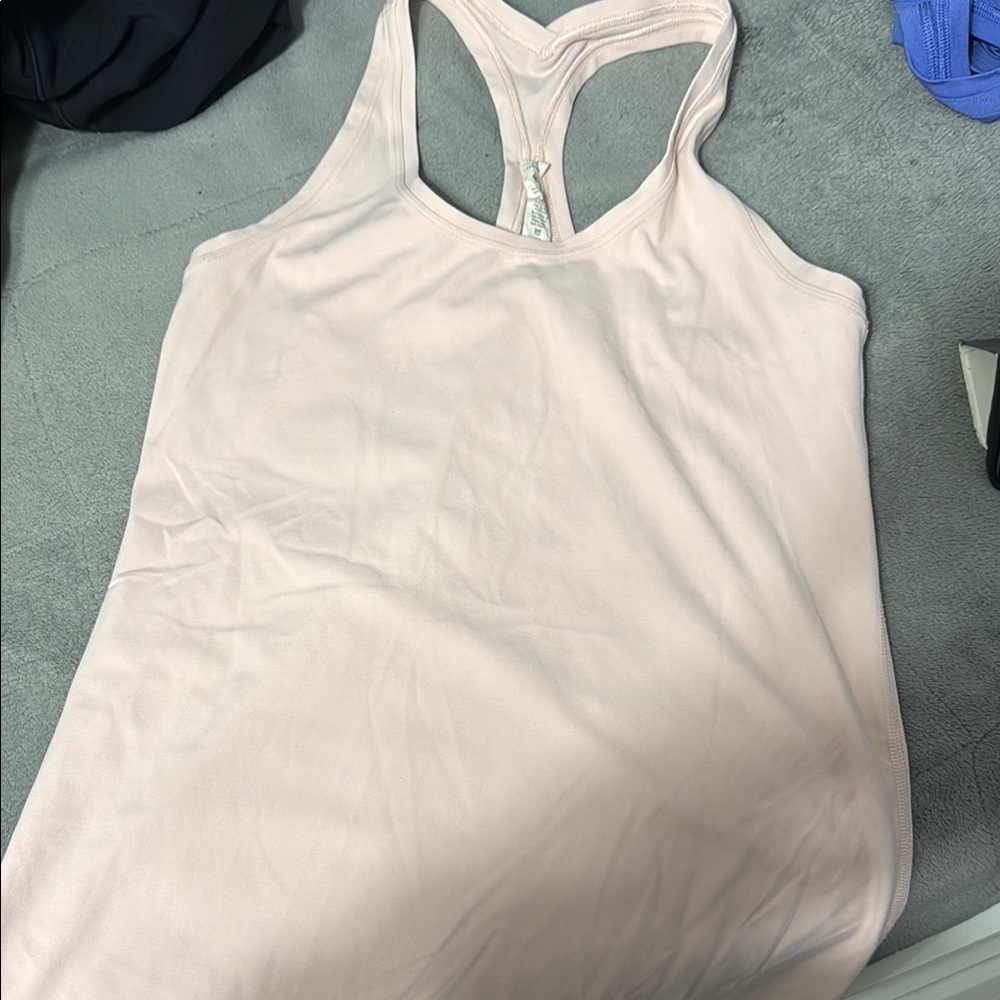 Lululemon Women's baby Pink Racerback Tank Top